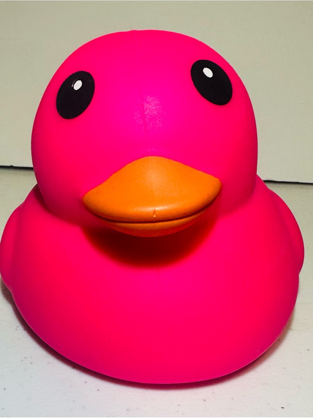 Bright Pink Duck Squishy